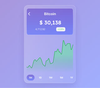 Livedata-visning av Luce Fastholm kryptohandelsplattforms översikt