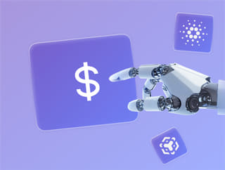 Tillväxtspårare för kryptoportföljen som presenterar saldo och vinster på Luce Fastholm
